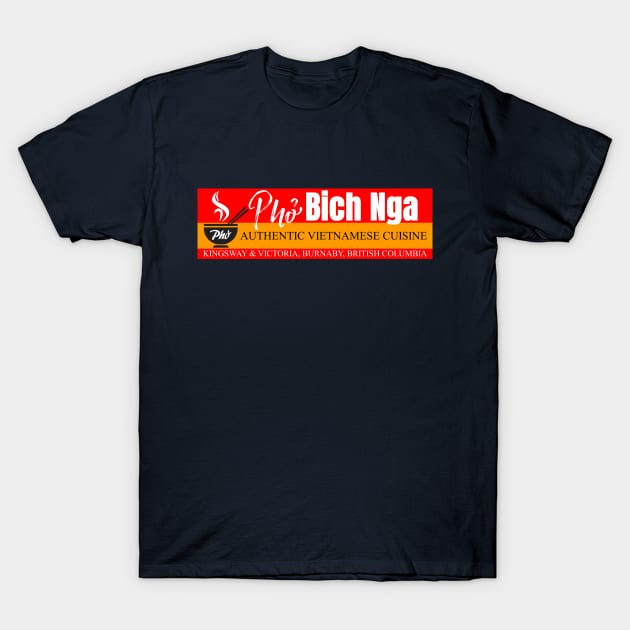 Pho Bich Nga Vietnamese Cuisine T-Shirt by INLE Designs